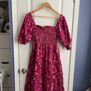Hill house home Burgundy nap dress